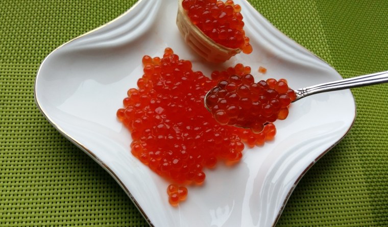 Красная икра горбуши