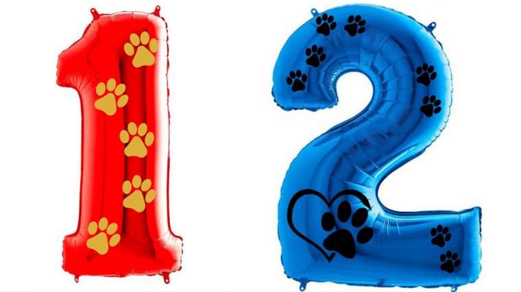 Цифра два с лапками