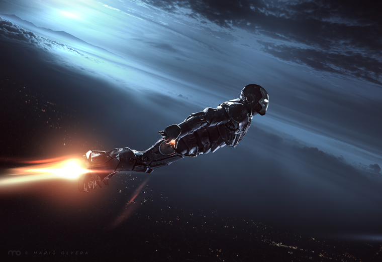 Железный человек в космосе