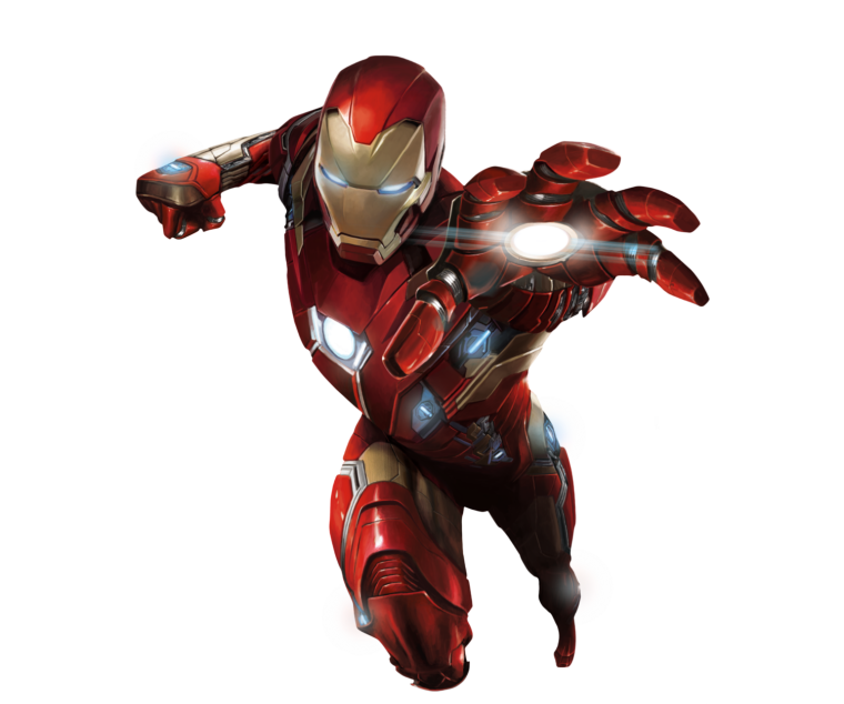 Ironman на белом фоне