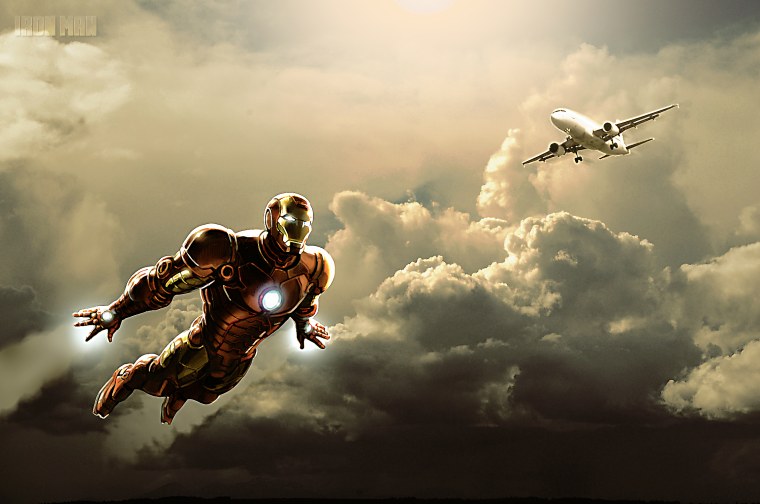 Тони Старк в полете