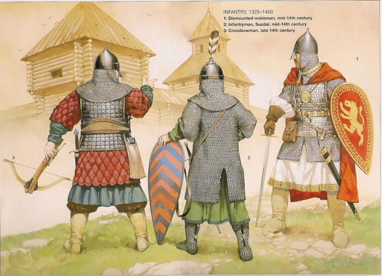 Русский воин 13 века Александр Невский