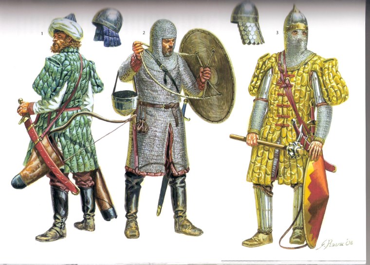 Доспех вооружение Русь 13 век