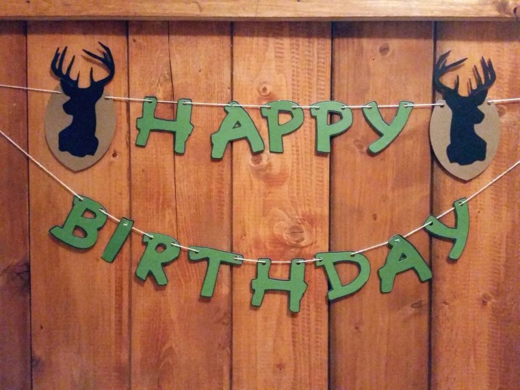 День рождения в стиле охотника