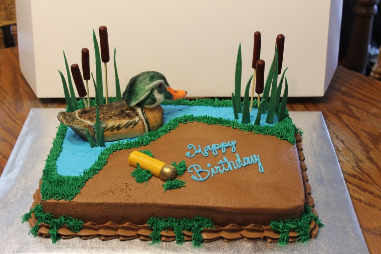 Торт для охотника и рыбака