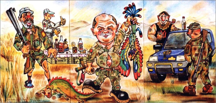 Открытка с днём рождения охотнику