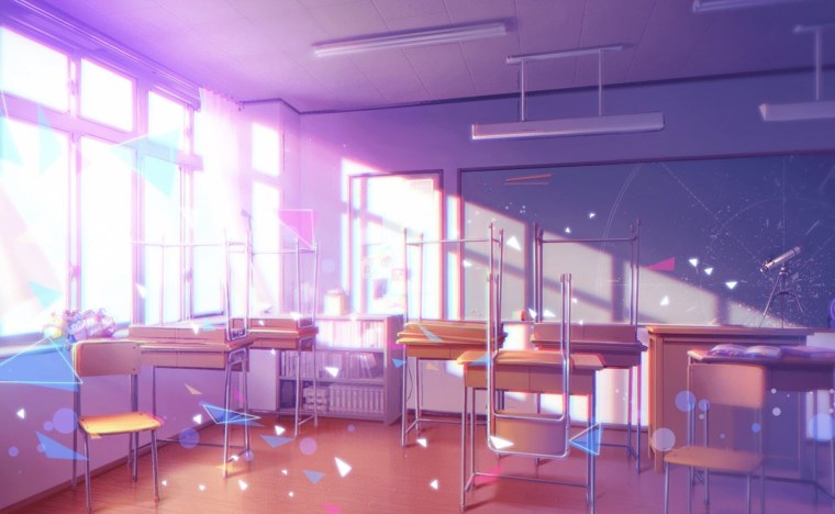 Аниме фон школа