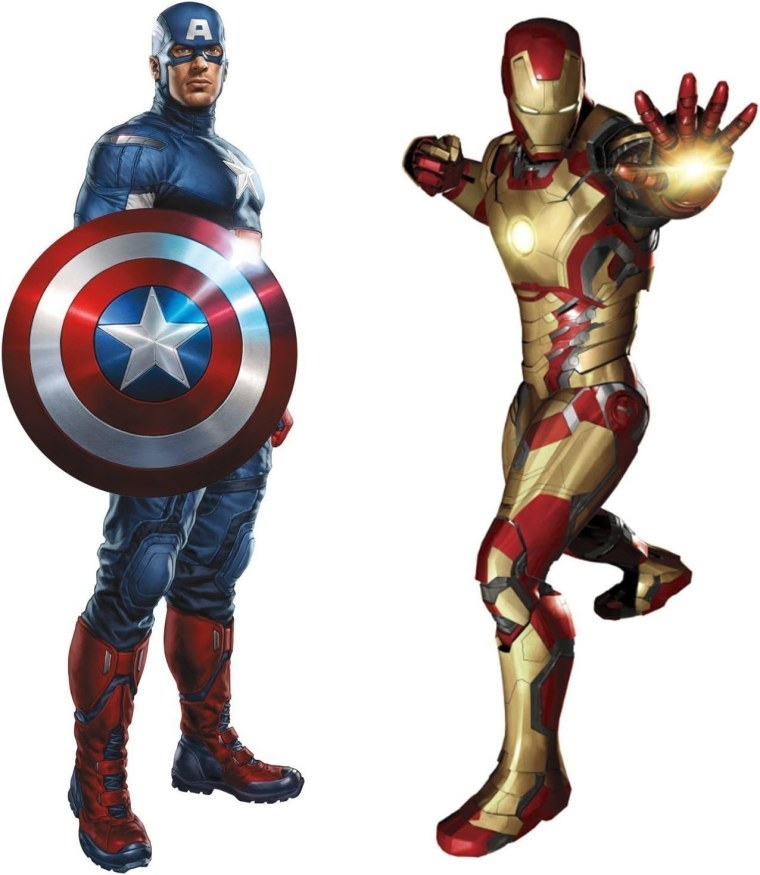 Супергерои Марвел Железный человек Капитан Америка
