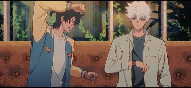 Агент времени аниме Гуан Лу и Сяоши