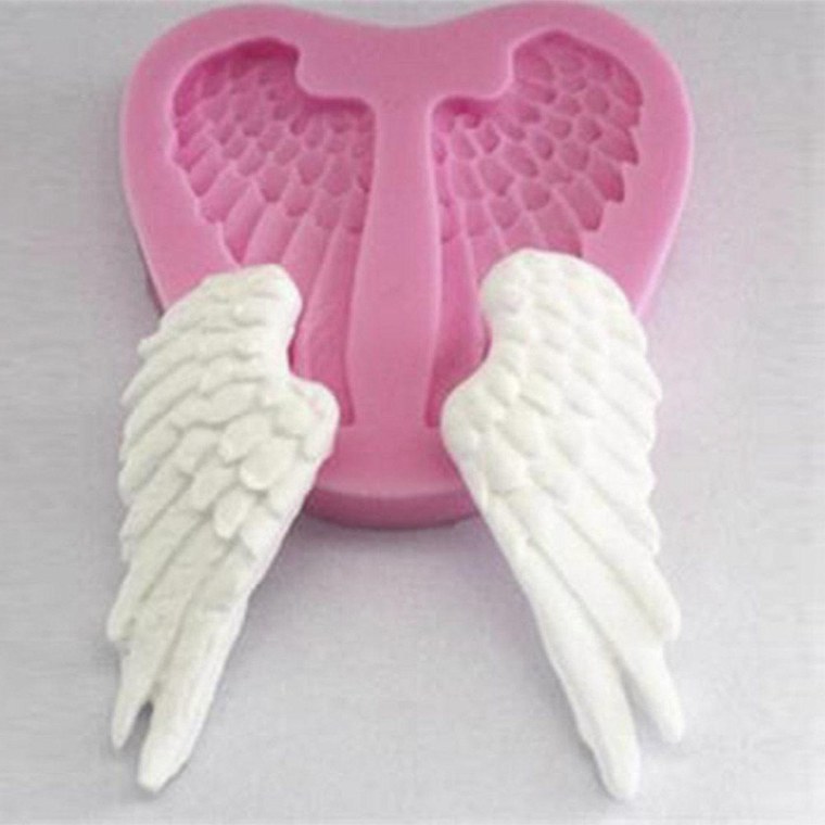Молд силиконовый 7х6,5х1 см. "Крылья"