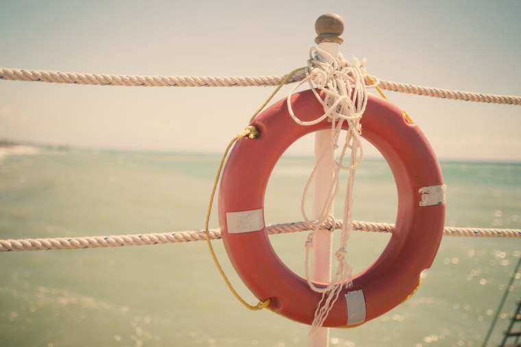 Плавучий якорь для спасательного круга