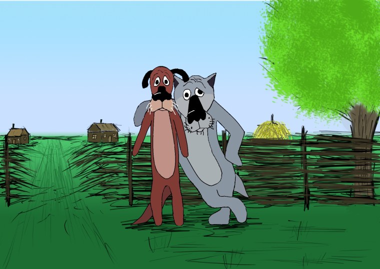 Волк и пёс мультфильм