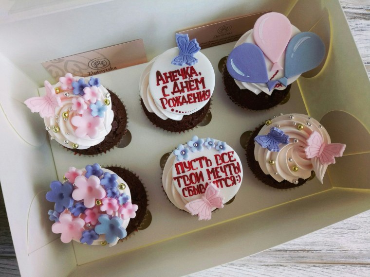 Капкейки на др подруге