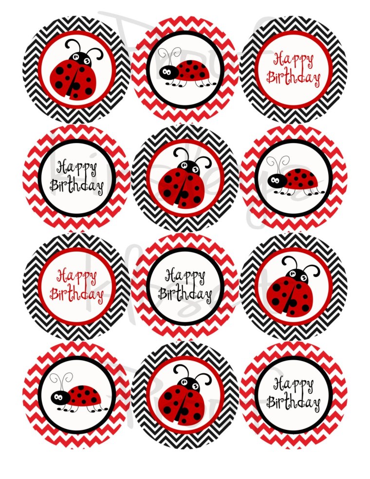 Таблички для капкейков