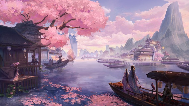 Обои на рабочий стол японские пейзажи