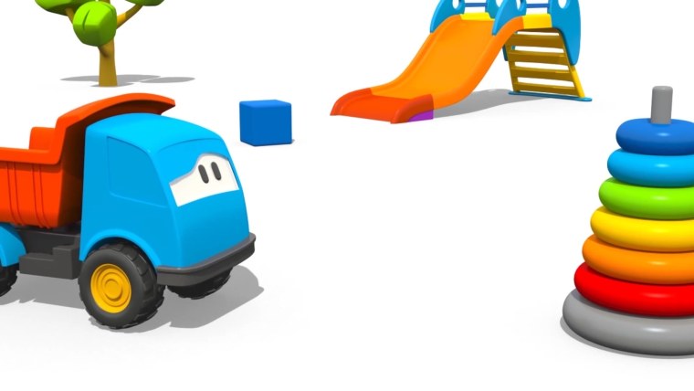 Грузовичок Лева вид сбоку