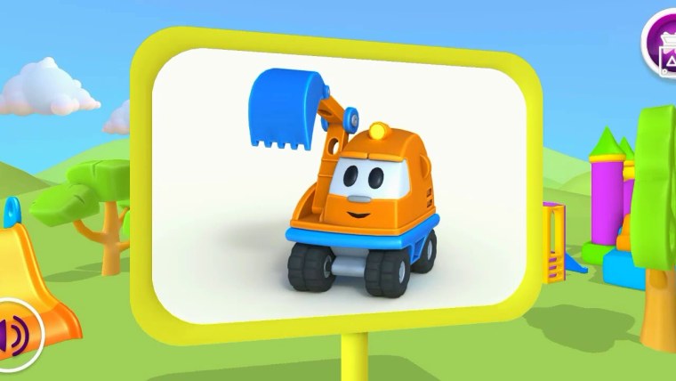 Грузовичок Лева экскаватор Капа