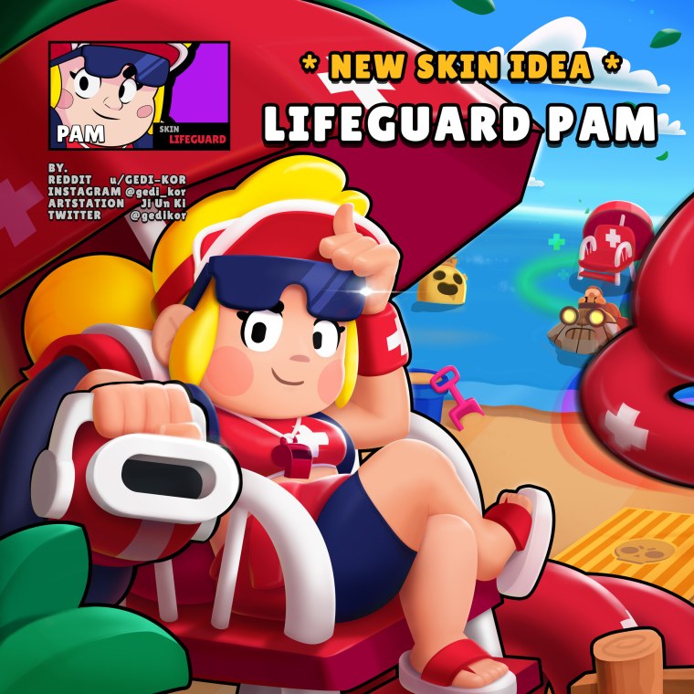 Пэм Браво старс скины