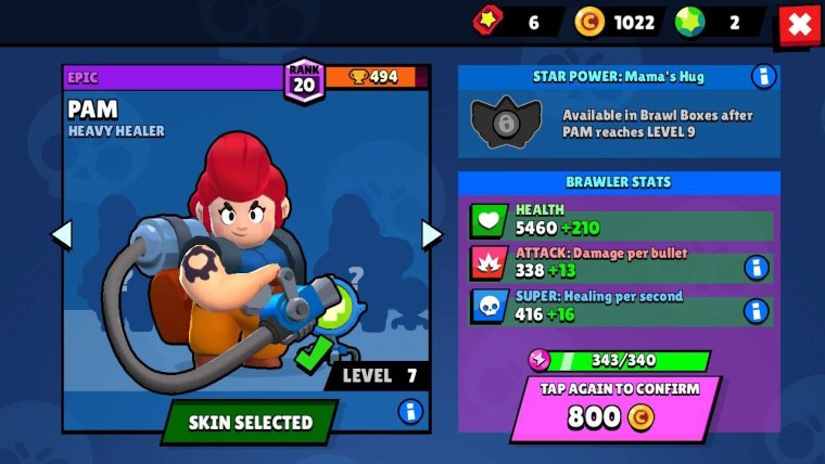 Brawl Stars уровни героев