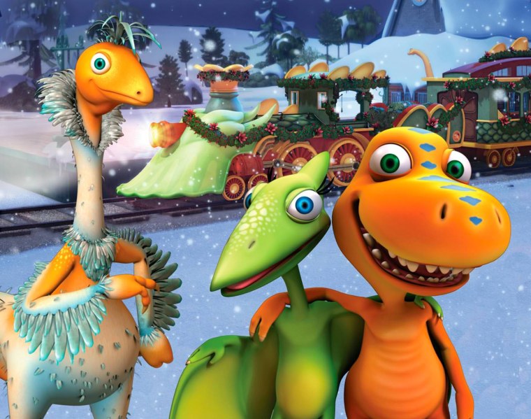 Мультфильм поезд динозавров