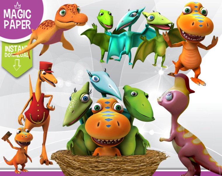 Поезд динозавров персонажи