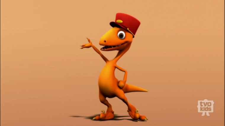 Поезд динозавров Троодон