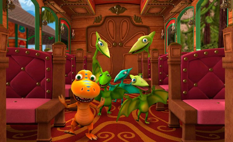 Поезд динозавров Дино поезд