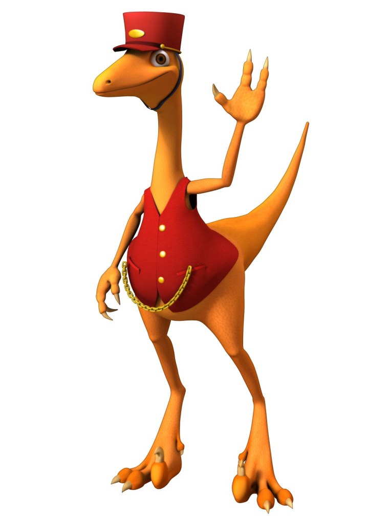 Поезд динозавров Мистер кондуктор