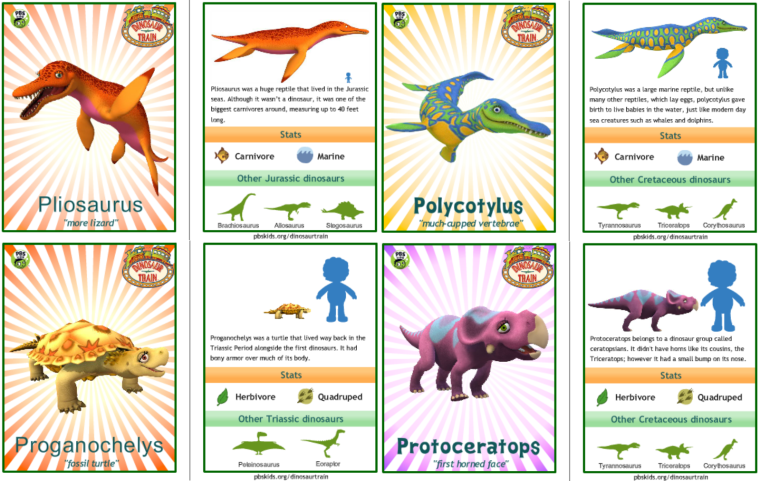 Поезд динозавров поликотилус