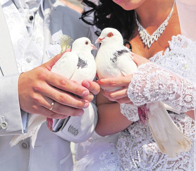 Голубки на свадьбу