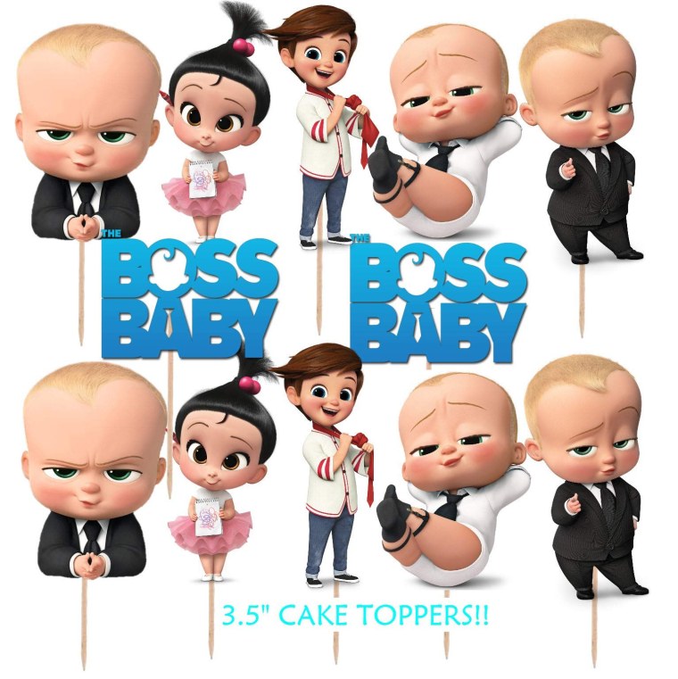 Сахарная печать босс молокосос с деньгами