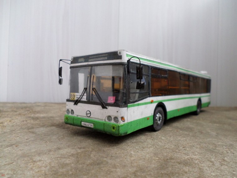 Бумажный автобус ЛИАЗ 5292