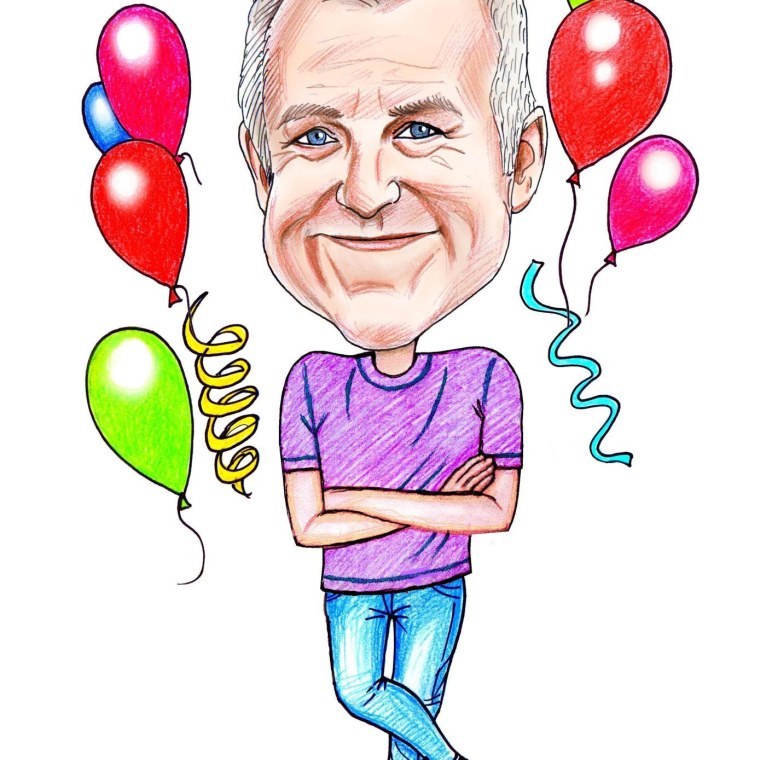 Шарж с днем рождения