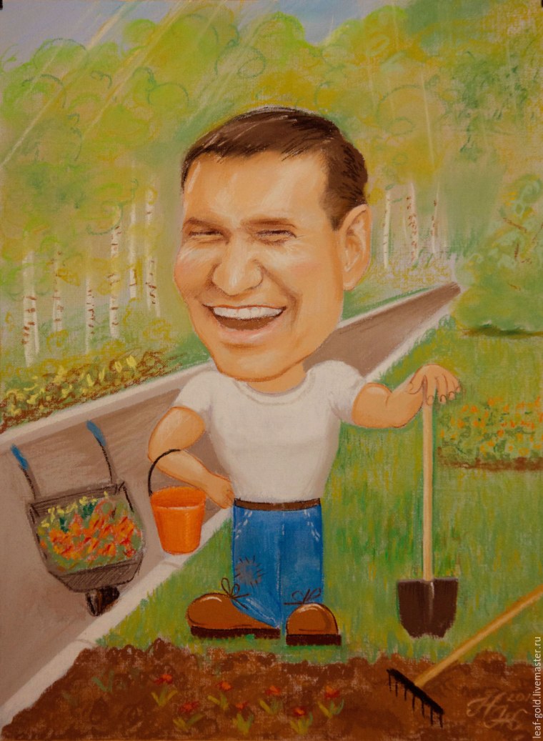 Шарж дачный