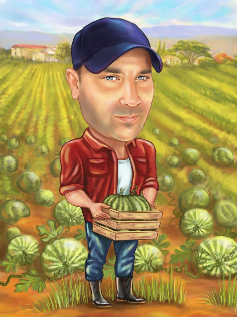 Шарж огород