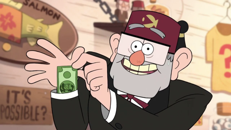 Деньги Стэна из Гравити Фолз