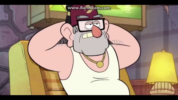 Дядя Стэн на диване