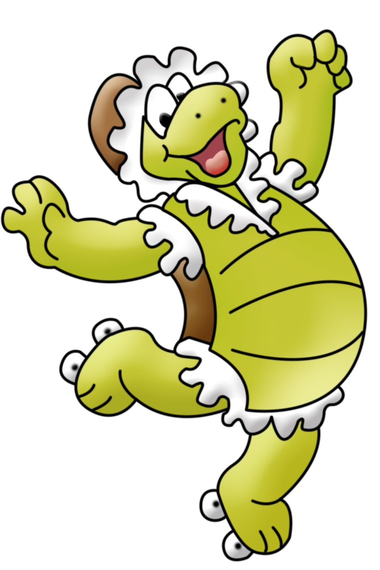 По дороге с облаками черепаха