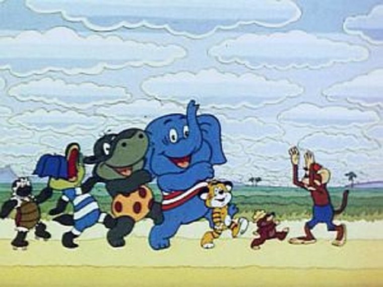 Советский мульт по дороге с облаками