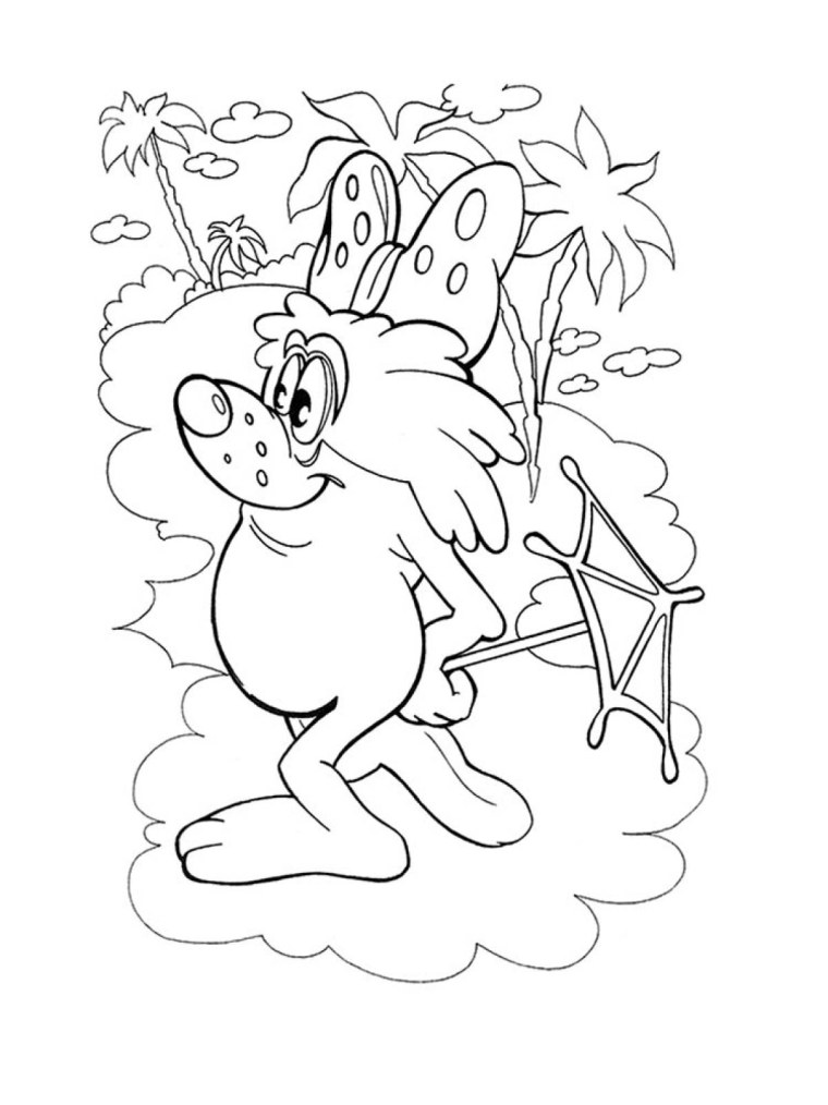 Дюдюка Барбидокская раскраска