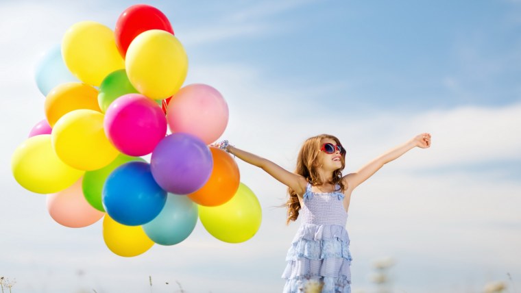 Девочка с шариками