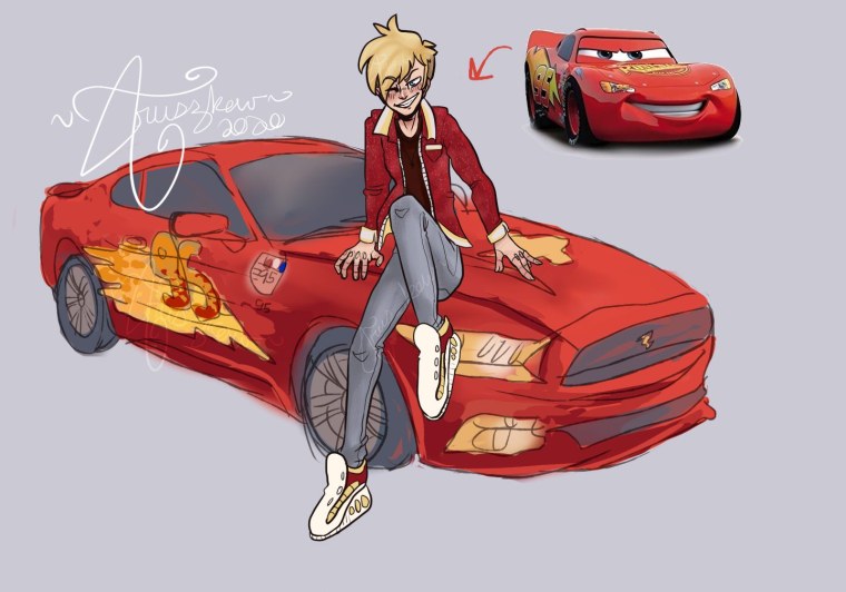 Молния Мак куин хуманизация