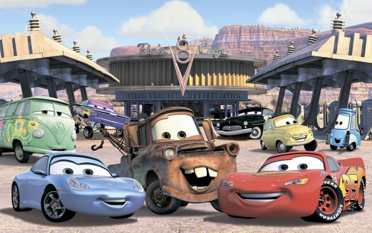 Тачки из мультфильма