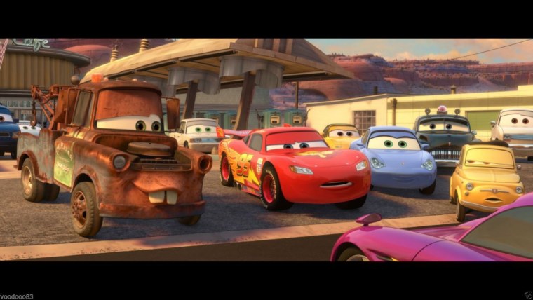 Тачки Маккуин Салли и Мэтр