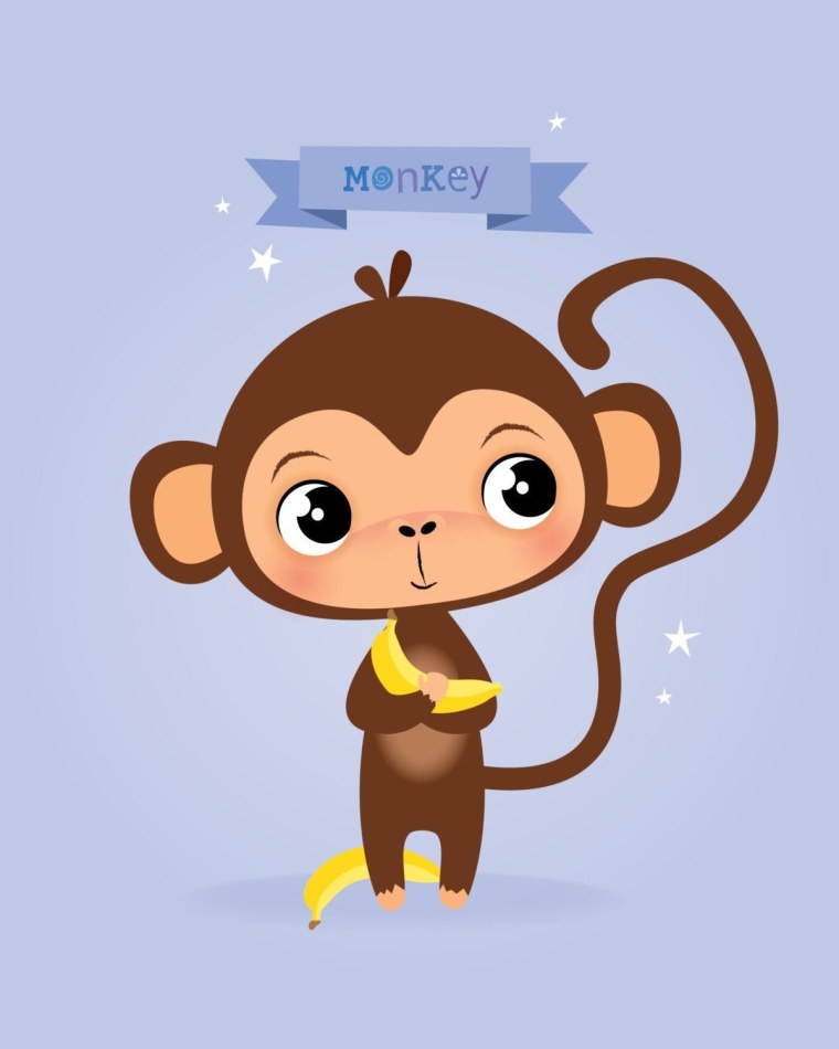 Обезьянка арт детская