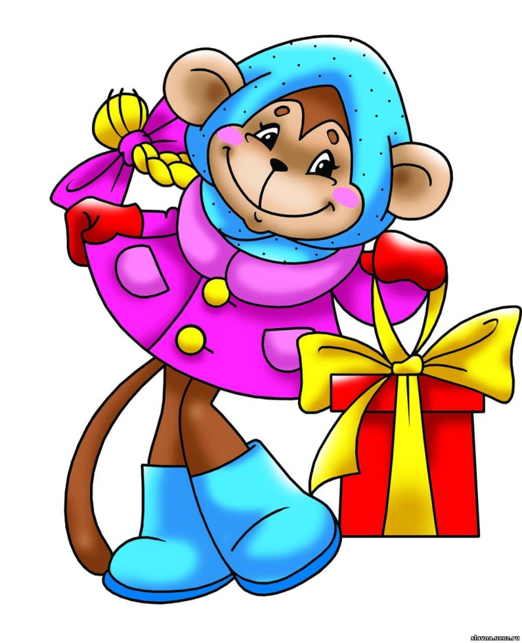 Новогодняя обезьянка