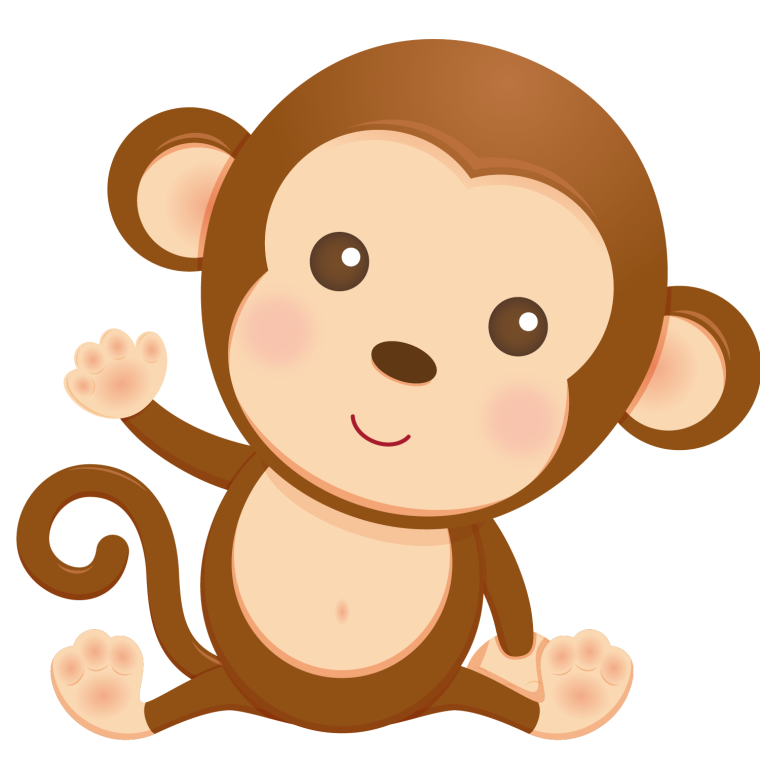 Обезьянка рисунок