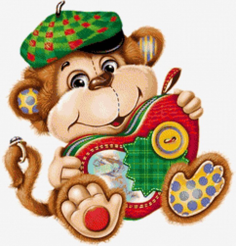 Новогодняя обезьянка