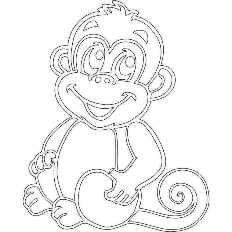 Обезьянки вытынанки