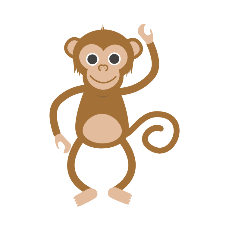 Обезьянка без фона